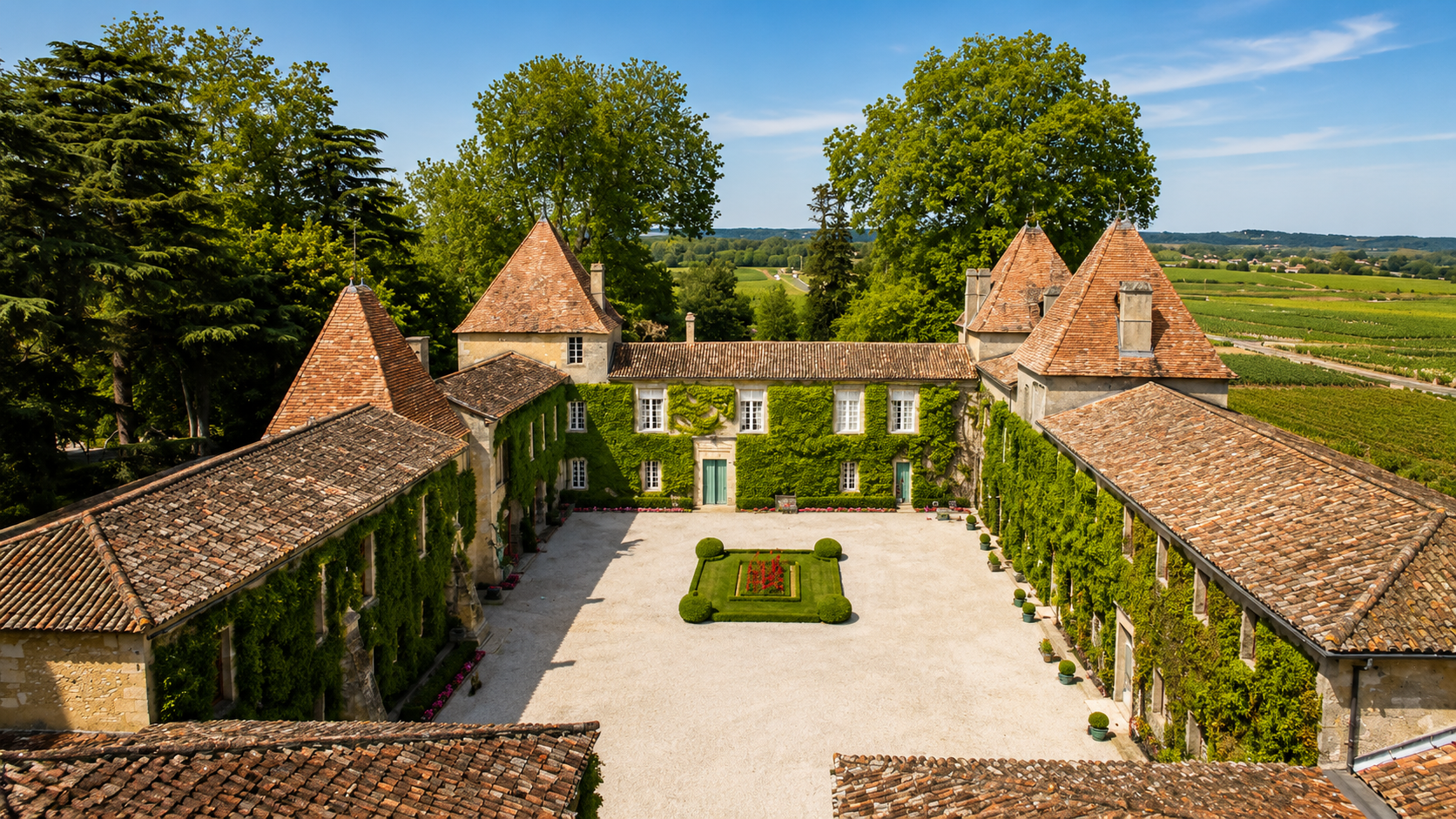 Chateau Carbonnieux blanc — wijngaard
