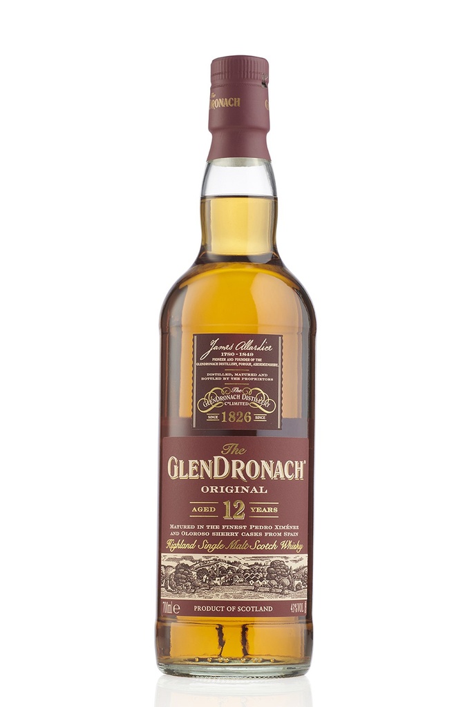 Glendronach Single Malt 12 years 43° - Highland - 70 cl